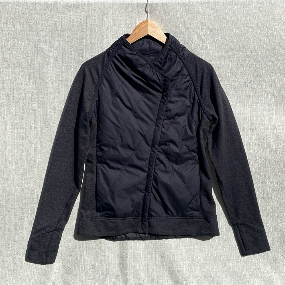 prAna Women's Polar Breeze Jacket Black/Gray Size Small